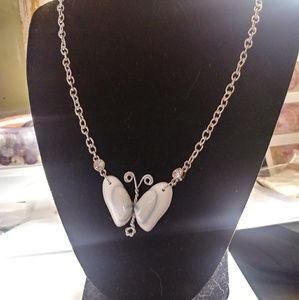 Coquina Butterfly Necklace